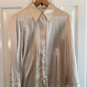 COS Silky Blouse with Bell Sleeves  (never worn) Sz 6